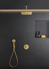 DURAVIT Handbrause MinusFlow 3-Jet D110 Soft Rain/Rain/Intense Rain, Schwarz M.