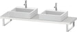 DURAVIT DuraStyle Konsole variabel 2 Ausschnitte 45x480 mm Weiß Matt – Wandhängend