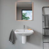 DURAVIT DuraStyle Halbsäule aus Sanitärkeramik in Weiß für Wand-WCs