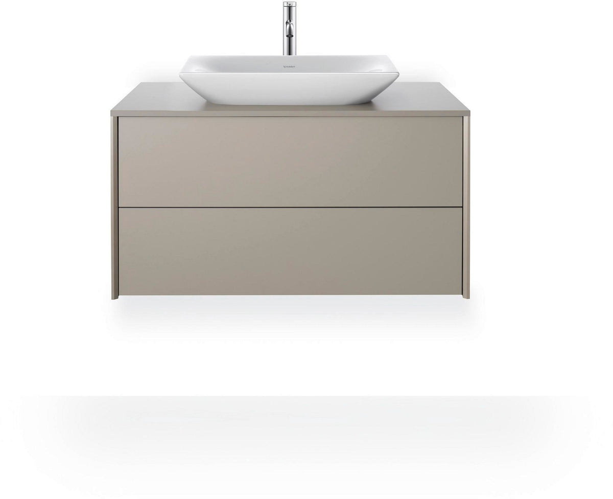 DURAVIT C.1 Einhebel-Waschtischmischer L ohne Zugstange, Schwarz Matt, 136 mm Ausladung