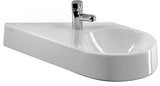 DURAVIT Handwaschbecken Architec 645 mm, weiß, mit Hahnlochbank, ohne Überlauf – Wandmontage