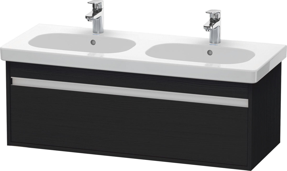 Duravit Ketho Waschtischunterbau wandhängend 1150 mm basalt matt mit 1 Auszug