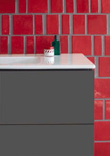 DURAVIT ME by Starck Möbelwaschtisch 1230 mm Weiß Seidenmatt mit Überlauf und 1 Hahnloch
