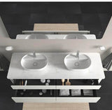 Duravit Luv Konsolenwaschtischunterbau bodenstehend 1733 mm weiß seidenmatt mit 2 Auszügen