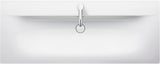 DURAVIT Viu Möbelwaschtisch 1230 mm, Weiß, mit Überlauf & WonderGliss – für Wandmontage
