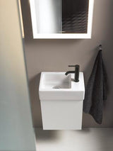 Duravit C.1 Einhebel-Waschtischmischer 91 mm Schwarz Matt – Ohne Zugstange