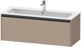 DURAVIT Ketho.2 Waschtischunterbau 1210 mm betongrau matt, wandhängend, 1 Auszug