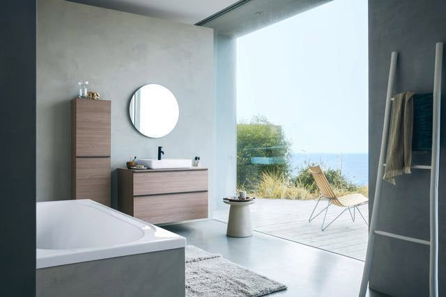 DURAVIT Licht & Spiegel Wandspiegel 700 mm rund mit Sensorschalter und LED-Beleuchtung