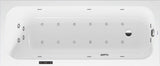 DURAVIT Qatego Whirlwanne 1700x700 mm Einbau Weiß mit Fußgestell