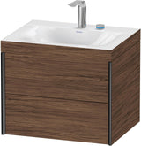 DURAVIT XViu Waschtischunterbauset mit 2 Schubkästen, 480x600x503mm, Nussbaum