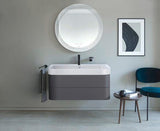 DURAVIT Möbelwaschtisch Happy D.2 1000 mm mit Überlauf, 1 Hahnloch, weiß WonderGliss