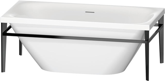 DURAVIT XViu Badewanne 1600x800mm freistehend mit Metallgestell Champagner Matt