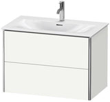 Duravit Waschtischunterbau XSquare 810 mm – Wandhängend, 2 Schubkästen, Seidenmatt