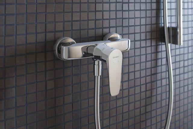 DURAVIT B.1 Brausethermostat Aufputz Chrom – Einhebelmischer mit Keramikmischsystem