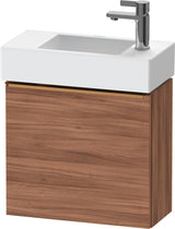 DURAVIT D-Neo Waschtischunterbau 484 mm Eiche Schwarz Matt, 1 Tür, Bronze Griff