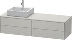 betongrau matt / Spanplatte / grau
