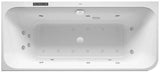 DURAVIT Whirlwanne Happy D.2Plus 1800x800mm Ecke links mit Air-System und graphit supermatt