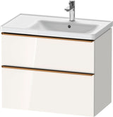 Duravit D-Neo Waschtischunterbau 784 mm Eiche Schwarz Bronze, wandhängend, 1 Auszug