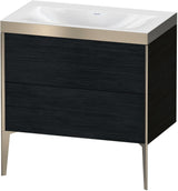 DURAVIT XViu c-bonded Waschtischset bodenstehend 800 mm mit 2 Auszügen und Push-Open