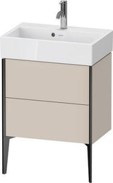 Duravit Waschtischunterbau XVIU 584x733x384mm 2 Auszüge Compact Ahorn Mitte
