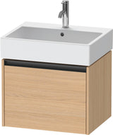 Duravit Ketho.2 Waschtischunterbau 584 mm betongrau matt – wandhängend, 1 Auszug, Soft-Close