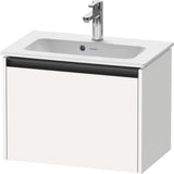 DURAVIT Ketho.2 Waschtischunterbau 610 mm betongrau matt mit Soft-Close-Auszug