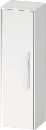 Duravit D-Code Halbhochschrank 400x360x1320 mm, 1 Tür links, Weiß Matt