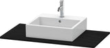 Duravit XSquare Konsole 1000 mm Eiche Schwarz mit Ausschnitt für Waschschüssel