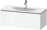 DURAVIT L-Cube Waschtischunterbau wandhängend 1020 mm weiß matt mit Tip-On Technik