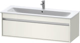 DURAVIT Ketho Waschtischunterbau 1200 mm Weiß Matt mit 1 Auszug und Soft-Close