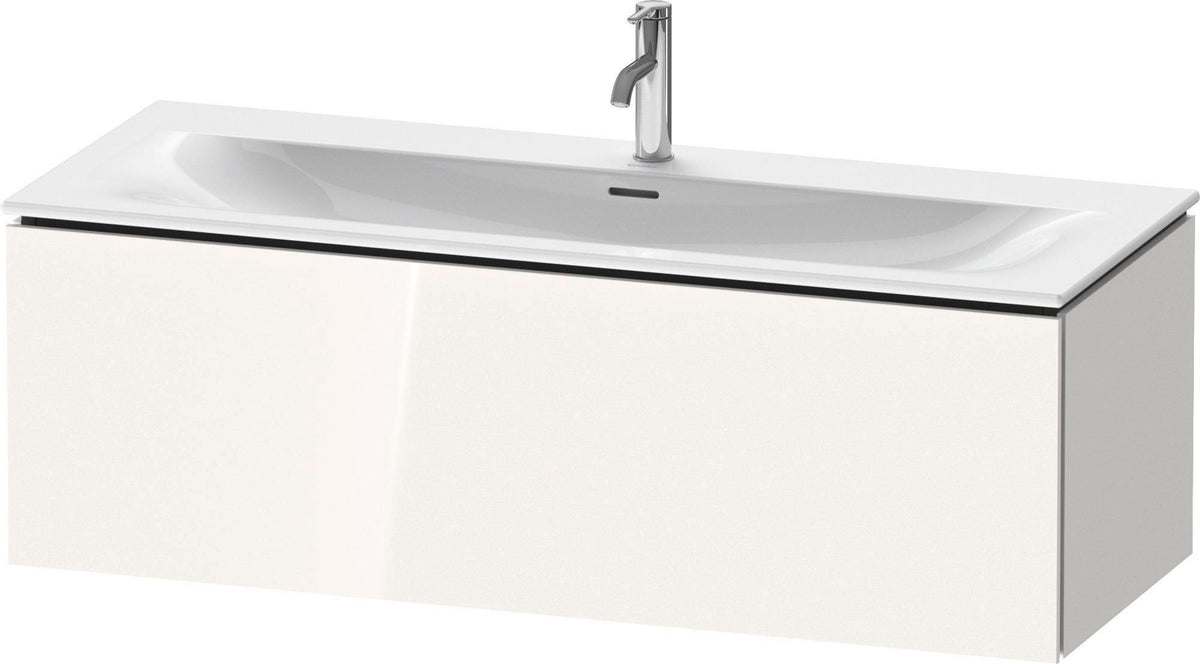 DURAVIT L-Cube Waschtischunterbau 1220 mm wandhängend mit 1 Auszug weiß matt