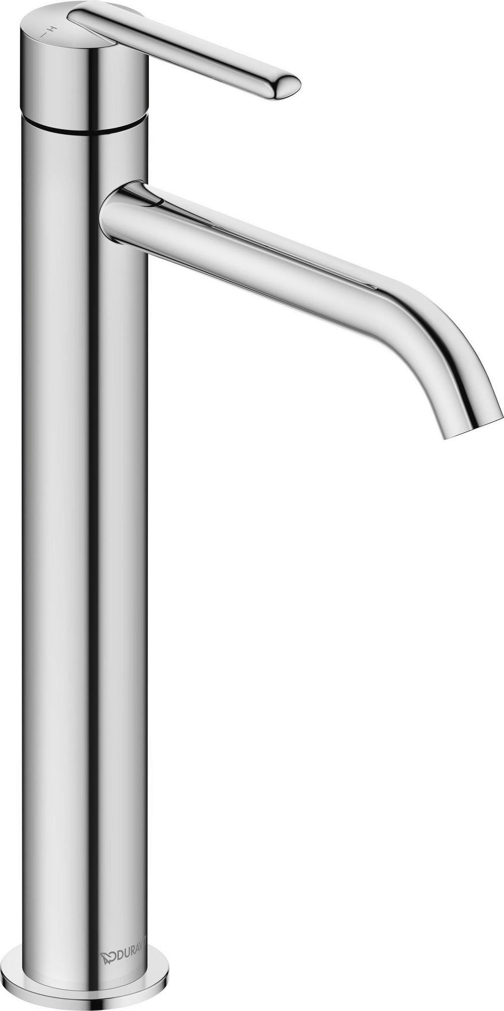 DURAVIT Balcoon Einhebel-Waschtischmischer XL 153 mm mit FreshStart und MinusFlow, Chrom