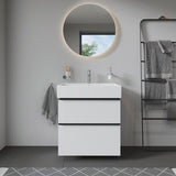 Duravit Waschtisch Vero Air 700 mm mit Überlauf und Hahnlochbank, weiß