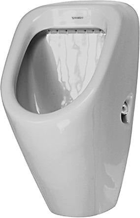 Duravit Design Classics Urinal Dura+ weiß, absaugend, ohne Deckel & Fliege, Zulauf hinten