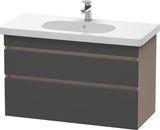 DURAVIT DuraStyle Waschtischunterbau 1000 mm wandhängend, 2 Schubkästen, weiß matt