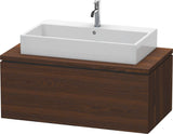 DURAVIT L-Cube Konsolenunterschrank 1020 mm betongrau matt mit 1 Auszug und Tip-on-Technik