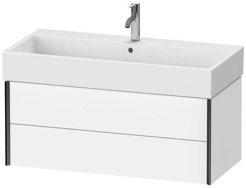 Duravit Waschtischunterbau XVIU 984x397x454 mm – 2 Schubkästen, Siphonausschnitt, Strukturmatte