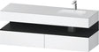 DURAVIT Qatego Einbauwaschtisch mit Konsolenwaschtischunterbau 1600 mm Weiß Matt