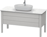 Duravit Luv Waschtischunterbau 1338 mm, weiß seidenmatt, bodenstehend, Tip-On