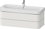 Duravit Waschtischunterbau Happy D.2 Plus 1175 mm taupe supermatt mit Tip-On-Technik