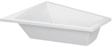 DURAVIT Paiova Badewanne 1800x1400 mm Einbau, weiß, linke Ausführung, 2-Sitzer, mit Überlauf