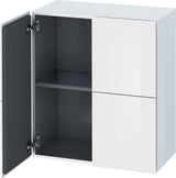 Duravit L-Cube Halbhochschrank 363x700x800mm, 2 Türen, weiß hochglanz