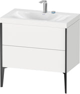 DURAVIT XViu c-bonded Waschtischset 800 mm mit 2 Auszügen, bodenstehend, Soft-Close