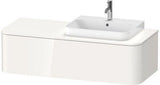 Duravit Happy D.2 Plus Waschtischunterbau 1300 mm taupe supermatt mit Innenbeleuchtung