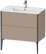 DURAVIT XViu Waschtischunterbau bodenstehend 594x810x480 mm mit 2 Auszügen, weiß matt
