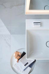 Duravit DuraSquare Waschtisch 600 mm weiß mit Hahnloch ohne Überlauf für Wandmontage