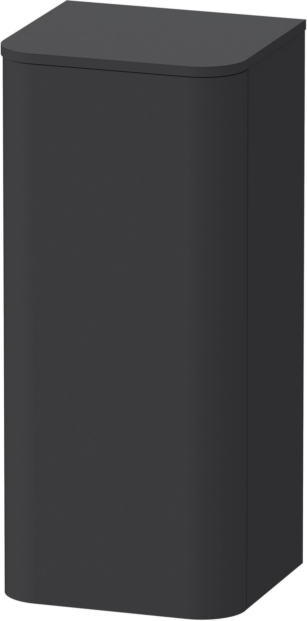 DURAVIT Happy D.2 Halbhochschrank 400 mm taupe supermatt mit Tip-on und Soft-Close