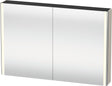 DURAVIT XSquare Spiegelschrank 1200 mm mit LED-Beleuchtung, 2 Türen und Soft-Close