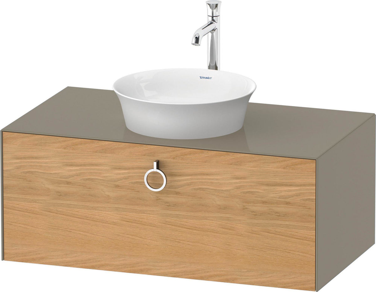 DURAVIT White Tulip Waschtischunterbau 1000 mm, 1 Auszug, wandhängend, weiß seidenmatt