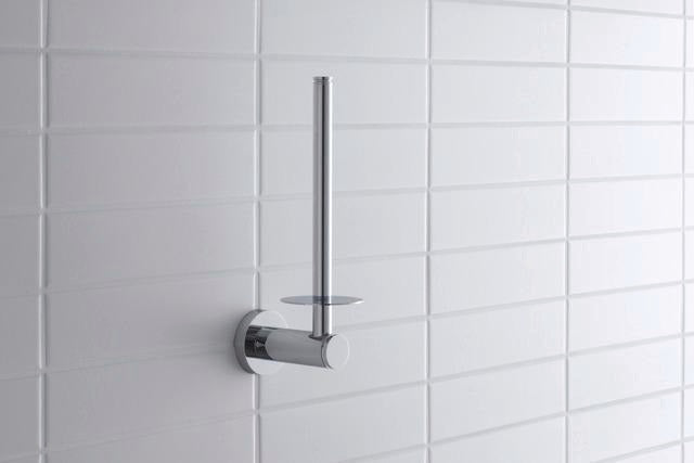 DURAVIT D-Code Ersatzrollenhalter Chrom – Wandmontage, 1 Rolle, verchromt